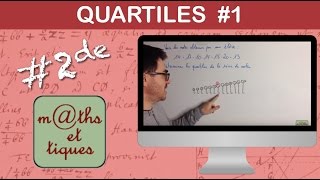 Calculer les quartiles 1  Seconde [upl. by Eittocs520]