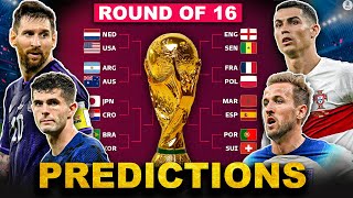 2022 FIFA World Cup Round of 16 FULL BRACKET PICKS amp PREDICTIONS  CBS Sports HQ [upl. by Oira170]