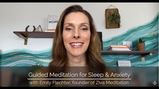 Guided Meditation for Sleep and Anxiety  Ziva Meditation [upl. by Alison768]