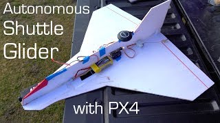 GPS Autopilot Shuttle Glider Dropped from Drone  RCTESTFLIGHT [upl. by Ximena1]