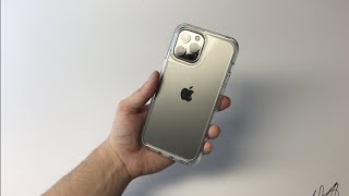 Otterbox Symmetry CLEAR Case Unboxing and Review iPhone 12 Pro Max [upl. by Eilis]