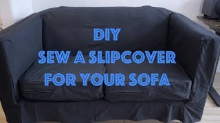 How To Sew a Slipcover for a Sofa [upl. by Meier]