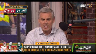 THE HERD  Colin Cowherd CONFIDENT Philadelphia Eagles Will LOSE Super Bowl  NFL [upl. by Plumbo]