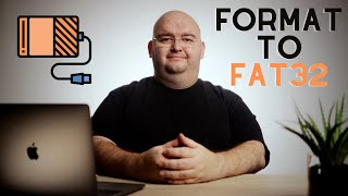 How To FORMAT EXTERNAL DRIVE TO FAT32 [upl. by Allerim851]