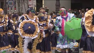 Mummers Strut Through City For 119th Annual New Years Day Parade [upl. by Euqnimod256]