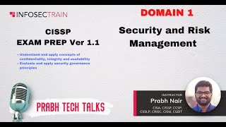 CISSP DOMAIN 1 Part 11 Security and Risk Management Review [upl. by Aerehs]