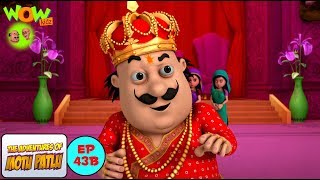 Motu Patlu Cartoons In Hindi  Animated cartoon  Prince Motu Wow Kidz [upl. by Arfihs]