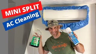 How to clean DUCTLESS MINI SPLIT air conditioner Mitsubishi [upl. by Wyly]