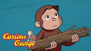 Camping with Hundley 🐵Curious George 🐵 Christmas Special [upl. by Llehcsreh582]