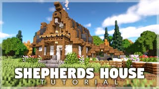 How to Build a Perfect Shepherd House In Minecraft [upl. by Vaas96]