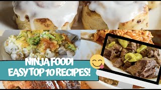 Top 10 Ninja Foodi Recipes [upl. by Yrahcaz833]