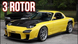 20B 3 Rotor RX7 10K RPM SOUNDGASM  Best Sounding Engine Ever [upl. by Aiekan]