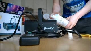 ADJ VF400 400W mobile Fog Smoke Machine Unboxing amp Review [upl. by Aivato]