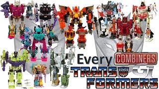 Every Transformers G1 Combiners Comparison List [upl. by Yntruoc392]