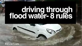 Driving in Flood water 8 rules [upl. by Vance]