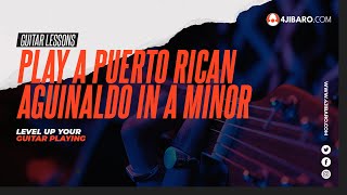 Learn to Play a Traditional Puerto Rican Aguinaldo on Guitar D Minor Beginner Friendly [upl. by Adnyleb854]