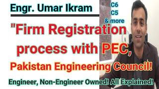 Firm Registration Process with Pakistan Engineering Council PEC 2021 [upl. by Chita765]