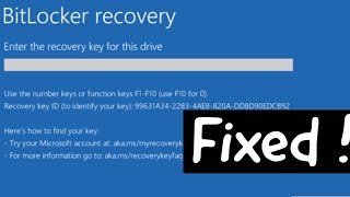 How to recover Bitlocker Recovery Key in Windows 10 in any PCLaptop  2021 [upl. by Sulakcin]