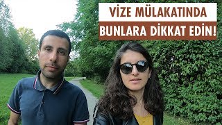 Almanya Ulusal Vizesini D Tipi Nasıl Aldık MÜLAKATLARDA Bunlara Dikkat Edin [upl. by Nevarc]