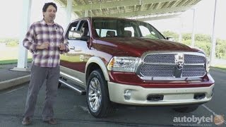 2015 RAM 1500 Laramie Longhorn EcoDiesel Test Drive Video Review [upl. by Cindelyn764]