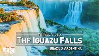 【4K】🇧🇷🇦🇷 Iguazu Falls 2019 🔥 Brazil vs Argentina 🔥 Waterfalls Foz do Iguacu 🔥 Puerto Iguazu [upl. by Bruns]