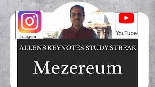 mezereum from allens keynotes [upl. by Rein89]