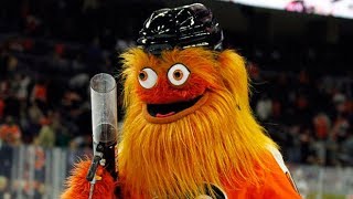 Gritty debuts as Philadelphia Flyers new mascot [upl. by Etennaej944]