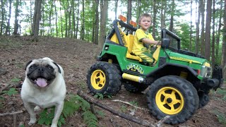 JOHN DEERE OFF ROAD 4X4 JEEP FOR KIDS [upl. by Solange393]