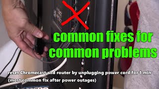 How to Fix Chromecast No TV Signal Black Screen amp Not Working Issues Help Guide [upl. by Smoot]