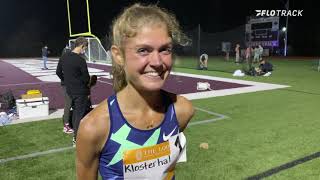 Konstanze Klosterhalfen Breaks German Record In 10K Debut [upl. by Anitreb]