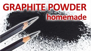 How to make a graphite powder at home [upl. by Baer6]