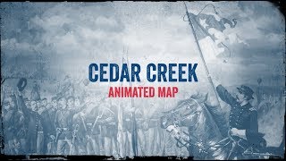 Cedar Creek Animated Battle Map [upl. by Hurd762]