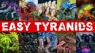 Speed Painting TYRANIDS 10 awesome ways [upl. by Ahsitel]