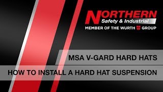 How To Install An MSA VGard® Hard Hat Suspension [upl. by Modestine]