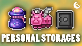 Personal Storage Items Guide Piggy Bank Safe and Void Bag  Terraria [upl. by Naegem]