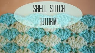 CROCHET Shell stitch tutorial  Bella Coco [upl. by Rodama103]