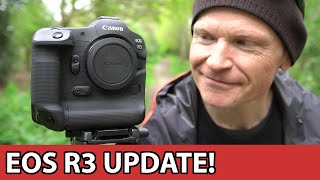 Canon EOS R3 UPDATE official IN THE FLESH [upl. by Iadrahs]