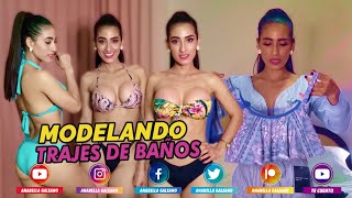 Modelando Trajes de Baño Verano 2019 │ TRy On Haul  Anabella Galeano [upl. by Nesiaj751]