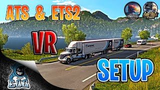 ATS and ETS2 VR settings  how to set it up [upl. by Damalus]