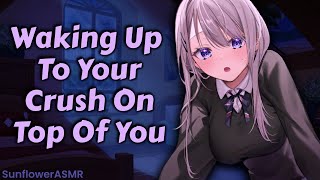 ASMR  Waking Up To Your Crush Cuddling You Confession Friends To Lovers Kisses [upl. by Eahs]