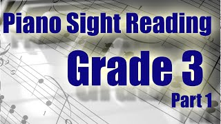 15 Piano Sight Reading Exercises Grade 3 Part 1 up to 1 sharp and 1 flat ABRSM compatible [upl. by Nie379]