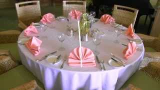 Setting Banquet Tables Training Video [upl. by Astrix]