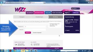 Online check in mit WIZZAIR web check in [upl. by Kyrstin67]