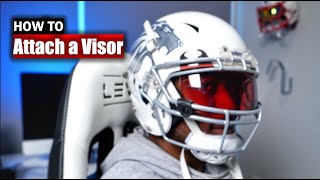 How to Attach a Football Visor [upl. by Admana713]