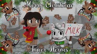 Christmas Update •Tower Heroes•  Roblox [upl. by Neelsaj]