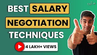 How to negotiate salary  Ankur Warikoo  4 steps to successful negotiation [upl. by Neelehtak]