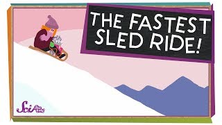 The Fastest Sled Ride Ever  Winter Science  SciShow Kids [upl. by Hussar]