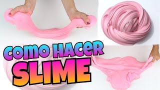 DIY  Como Hacer SLIME  FÁCIL Y SIN BÓRAX  NatyGloss [upl. by Ovid]