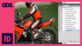 Photoshop Action  Image Processing In Adobe Bridge  Ep213 Adobe InDesign For Beginners [upl. by Lenod]