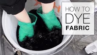 How to Dye Fabric Immersion Dye Technique Tutorial [upl. by Richards]